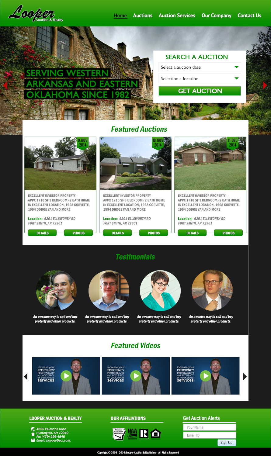 Wordpress Design by Handsome for AuctionServices.com, Inc. | Design #4599913