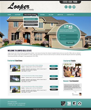Wordpress Design by webxvision for AuctionServices.com, Inc. | Design: #4583914