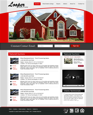 Wordpress Design by webxvision for AuctionServices.com, Inc. | Design: #4584778