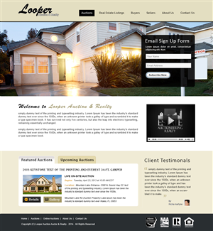 Wordpress Design by webxvision for AuctionServices.com, Inc. | Design: #4584783