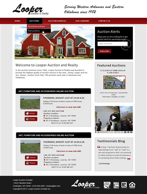 Wordpress Design by Creative X Designs for AuctionServices.com, Inc. | Design: #4580666