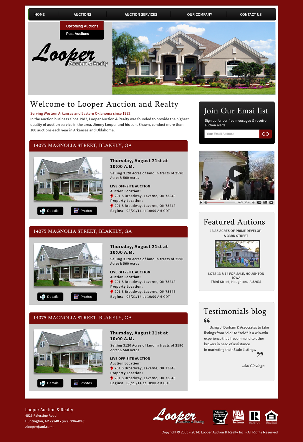 Wordpress Design by Creative X Designs for AuctionServices.com, Inc. | Design #4590714