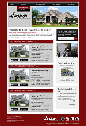 Wordpress Design by Creative X Designs for AuctionServices.com, Inc. | Design: #4590714