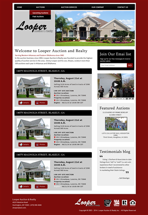 Wordpress Design by Creative X Designs for AuctionServices.com, Inc. | Design: #4590863
