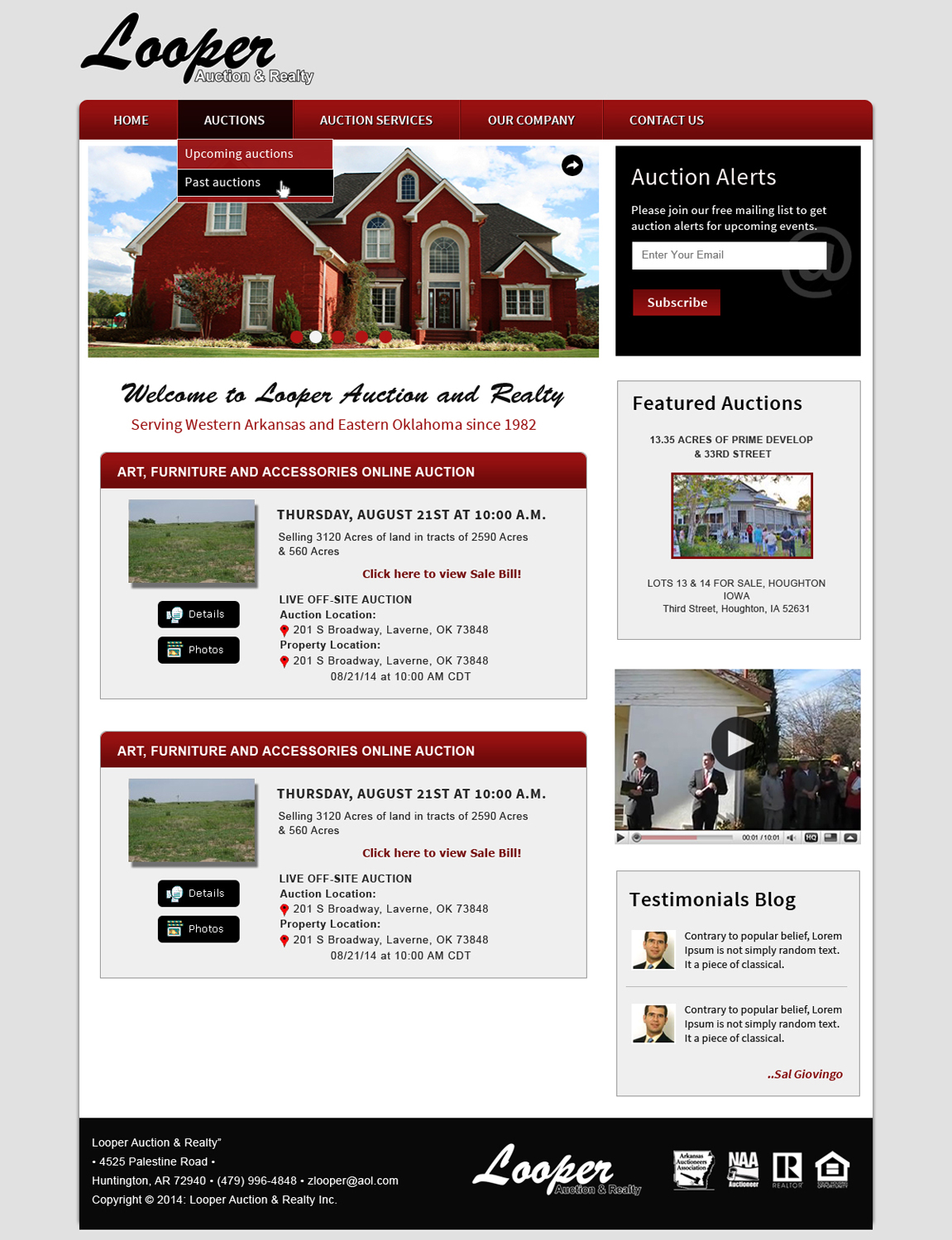 Wordpress Design by Creative X Designs for AuctionServices.com, Inc. | Design #4592122