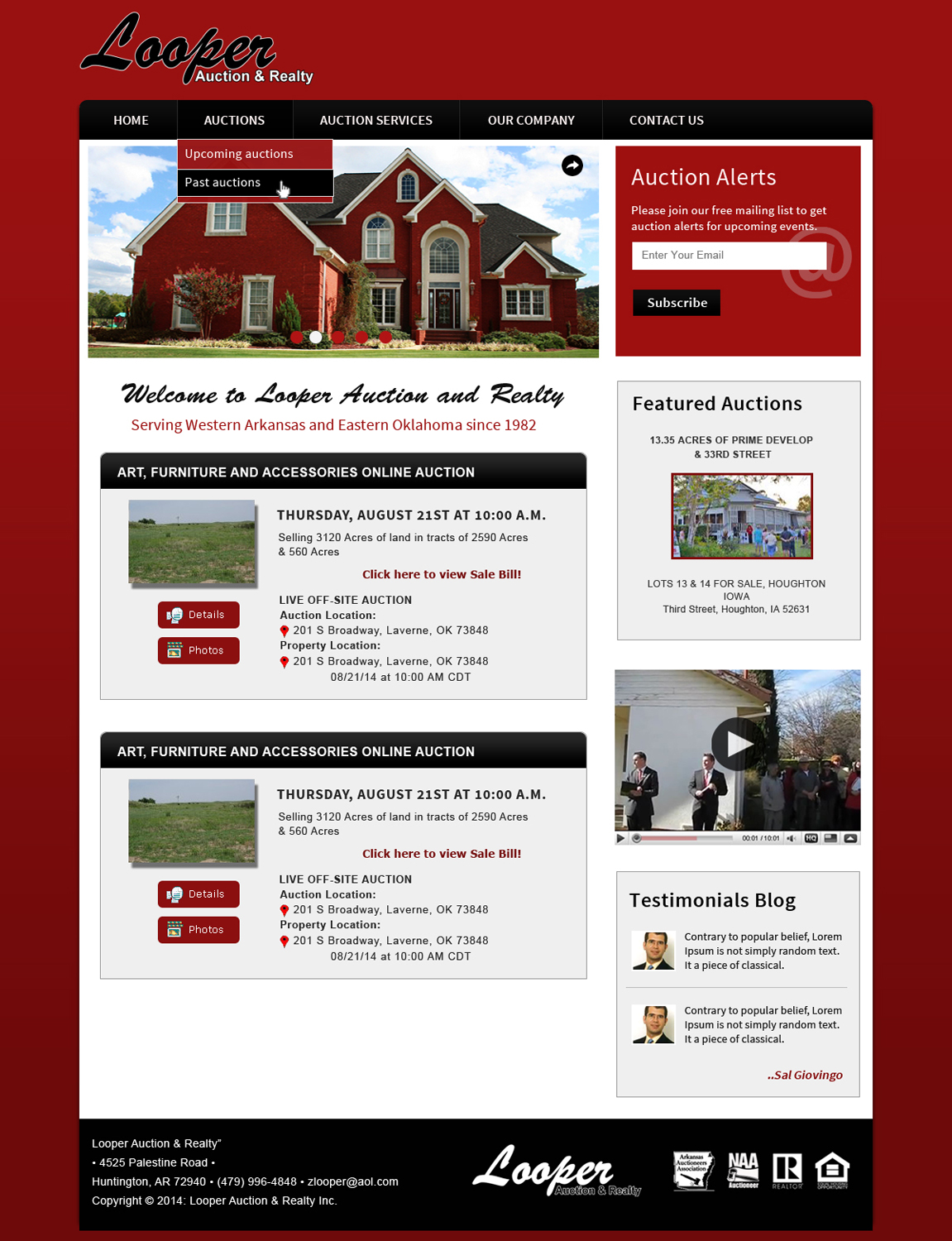 Wordpress Design by Creative X Designs for AuctionServices.com, Inc. | Design #4592479