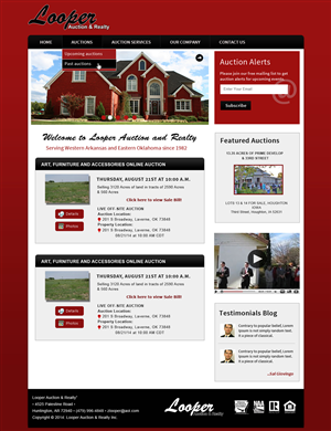 Wordpress Design by Creative X Designs for AuctionServices.com, Inc. | Design: #4592479