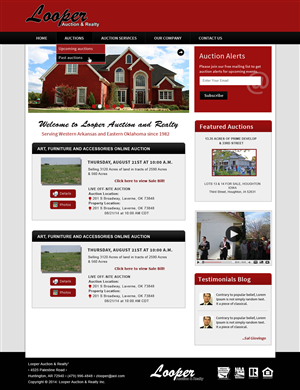 Wordpress Design by Creative X Designs for AuctionServices.com, Inc. | Design: #4592551