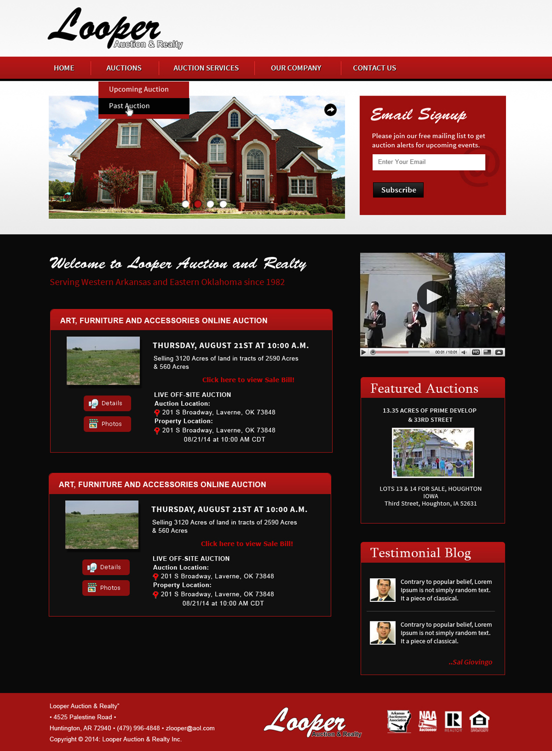 Wordpress Design by Creative X Designs for AuctionServices.com, Inc. | Design #4594105