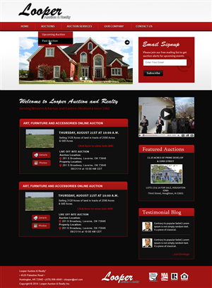 Wordpress Design by Creative X Designs for AuctionServices.com, Inc. | Design: #4594105