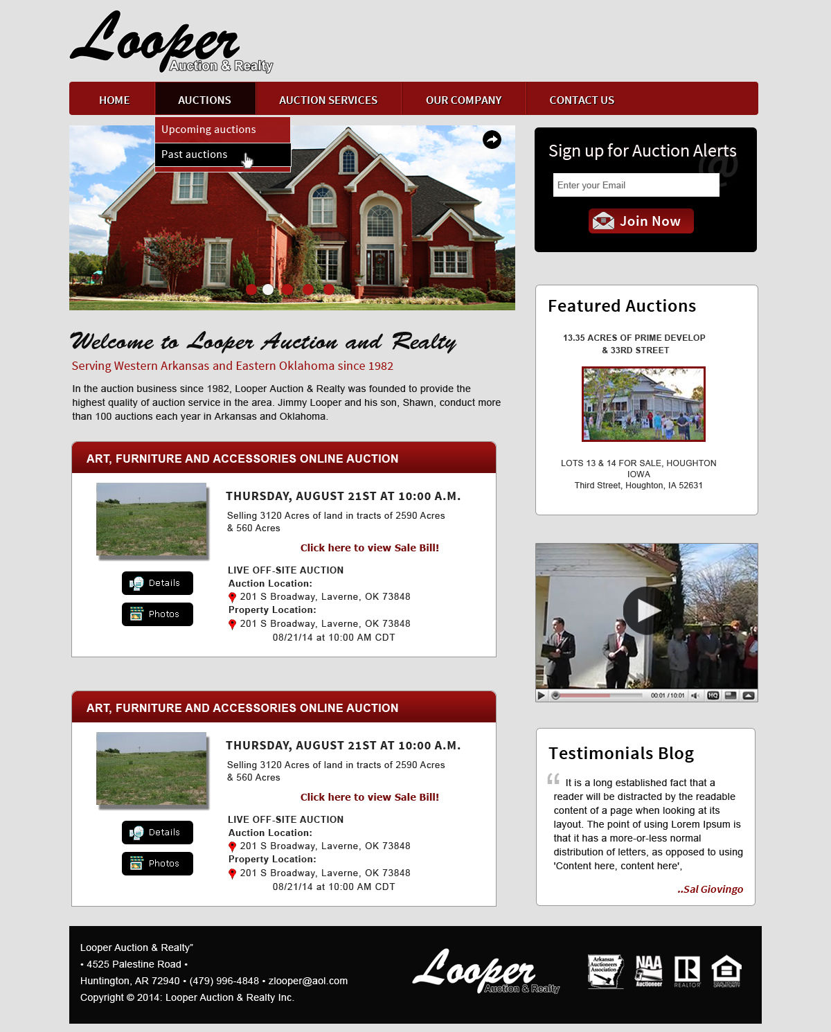 Wordpress Design by Creative X Designs for AuctionServices.com, Inc. | Design #4596667