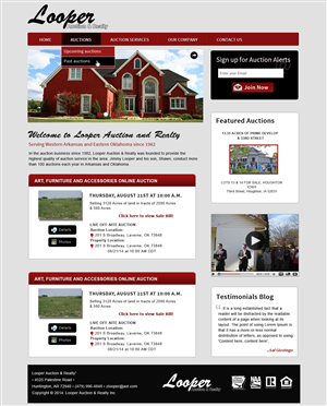Wordpress Design by Creative X Designs for AuctionServices.com, Inc. | Design: #4596667