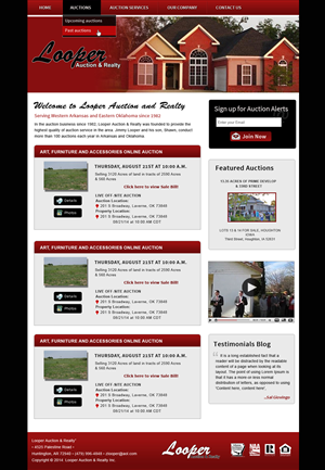 Wordpress Design by Creative X Designs for AuctionServices.com, Inc. | Design: #4596760