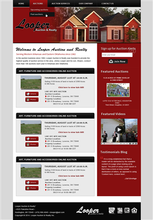 Wordpress Design by Creative X Designs for AuctionServices.com, Inc. | Design: #4596841