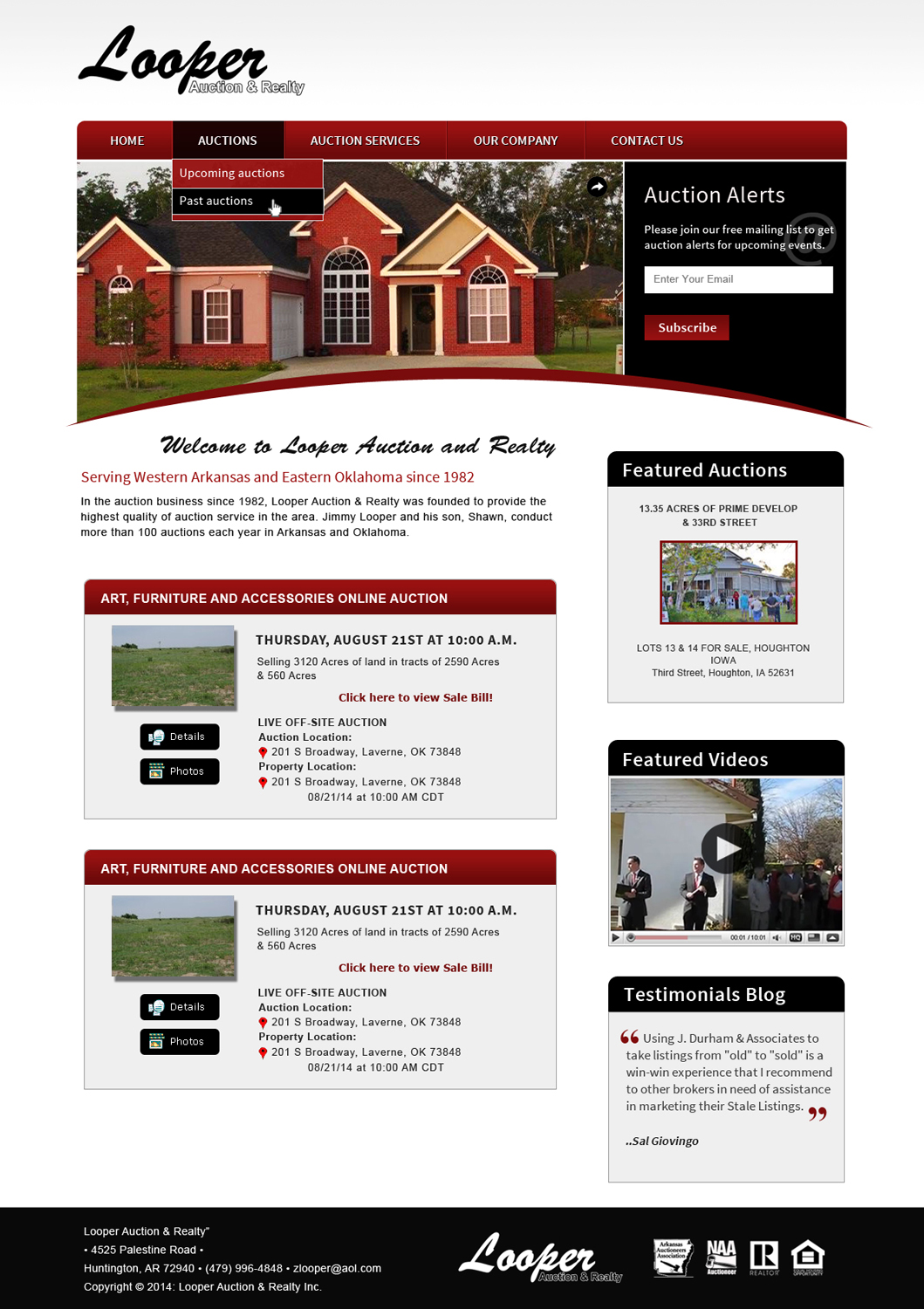 Wordpress Design by Creative X Designs for AuctionServices.com, Inc. | Design #4602965