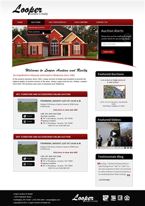 Wordpress Design by Creative X Designs for AuctionServices.com, Inc. | Design: #4602965