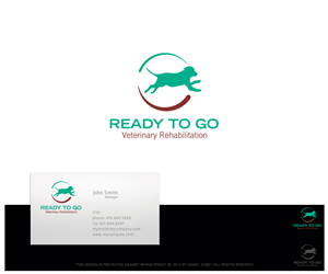 Logo Design by Daniel Caso Design for Ready to Go Veterinary Rehabiliation | Design: #4639272