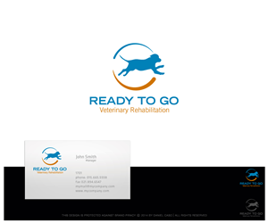 Logo-Design von Daniel Caso Design für Ready to Go Veterinary Rehabiliation | Design: #4639275