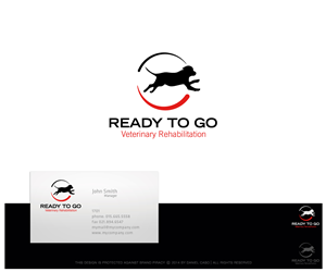 Logo Design by Daniel Caso Design for Ready to Go Veterinary Rehabiliation | Design: #4700228