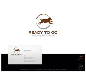 Logo-Design von Daniel Caso Design für Ready to Go Veterinary Rehabiliation | Design: #4811577