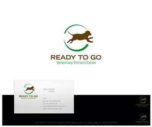 Logo Design by Daniel Caso for Ready to Go Veterinary Rehabiliation | Design #4836588