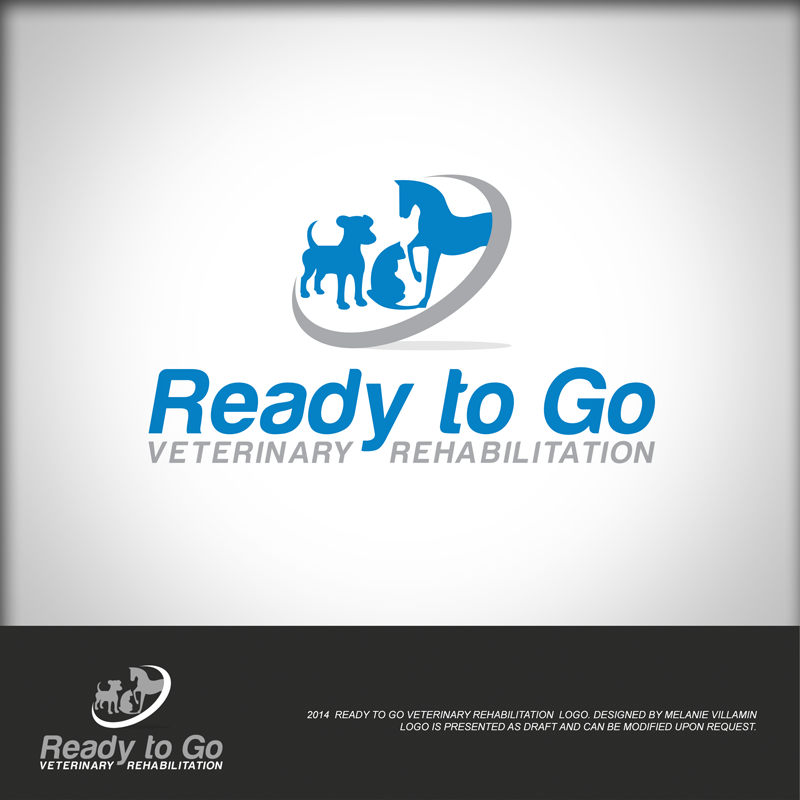 Logo Design by mvillamin for Ready to Go Veterinary Rehabiliation | Design #4647358