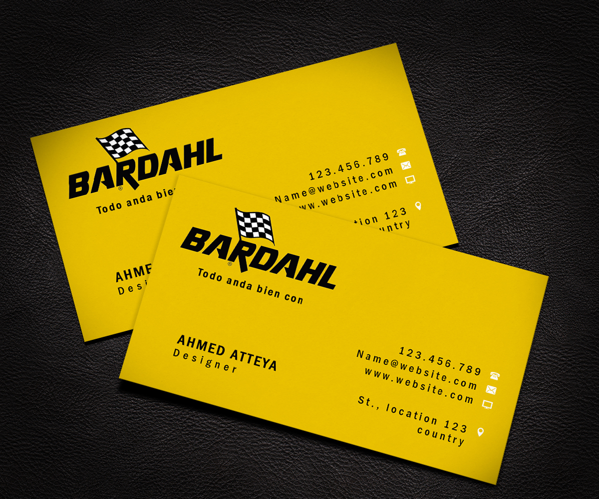 Business Card Design by a7mddz for this project | Design #4574195
