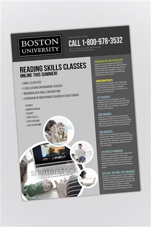Flyer Needed to Advertise New Online Reading Programs | Flyer-Design von Svetlin Angelov