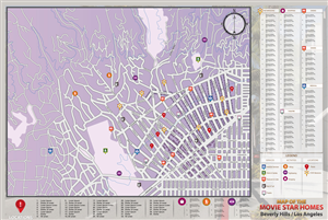 Redesign the old Los Angeles & Movie Star Homes Map! Guaranteed Winner! | Design Graphique par MicroZ