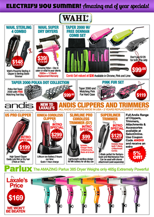 Broschüren-Design von Juuri für Laxales Hair and Beauty Supplies | Design: #4597672