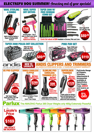 Broschüren-Design von Juuri für Laxales Hair and Beauty Supplies | Design: #4604159