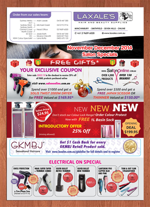 Broschüren-Design von Sbss für Laxales Hair and Beauty Supplies | Design: #4591107