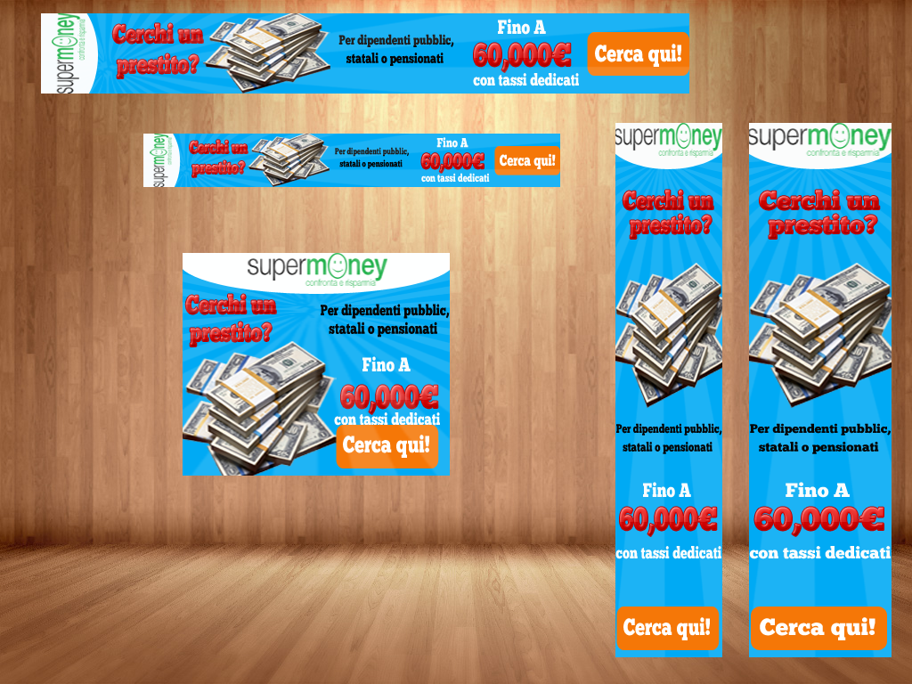Banner Ad Design by nguruzzdng for Supermoney S.p.A. | Design #4592404