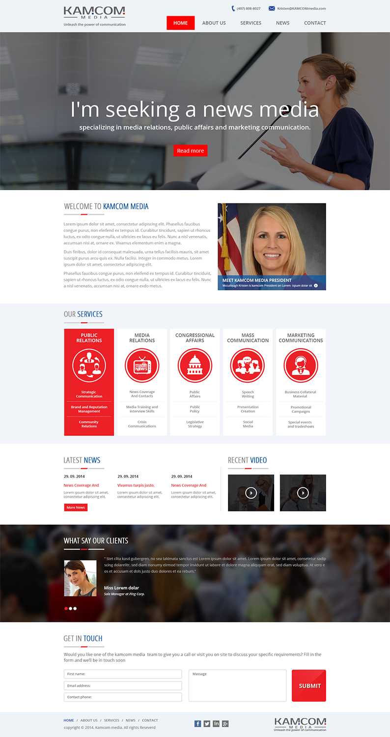 Wordpress Design by Creative Usha for this project | Design #4616916