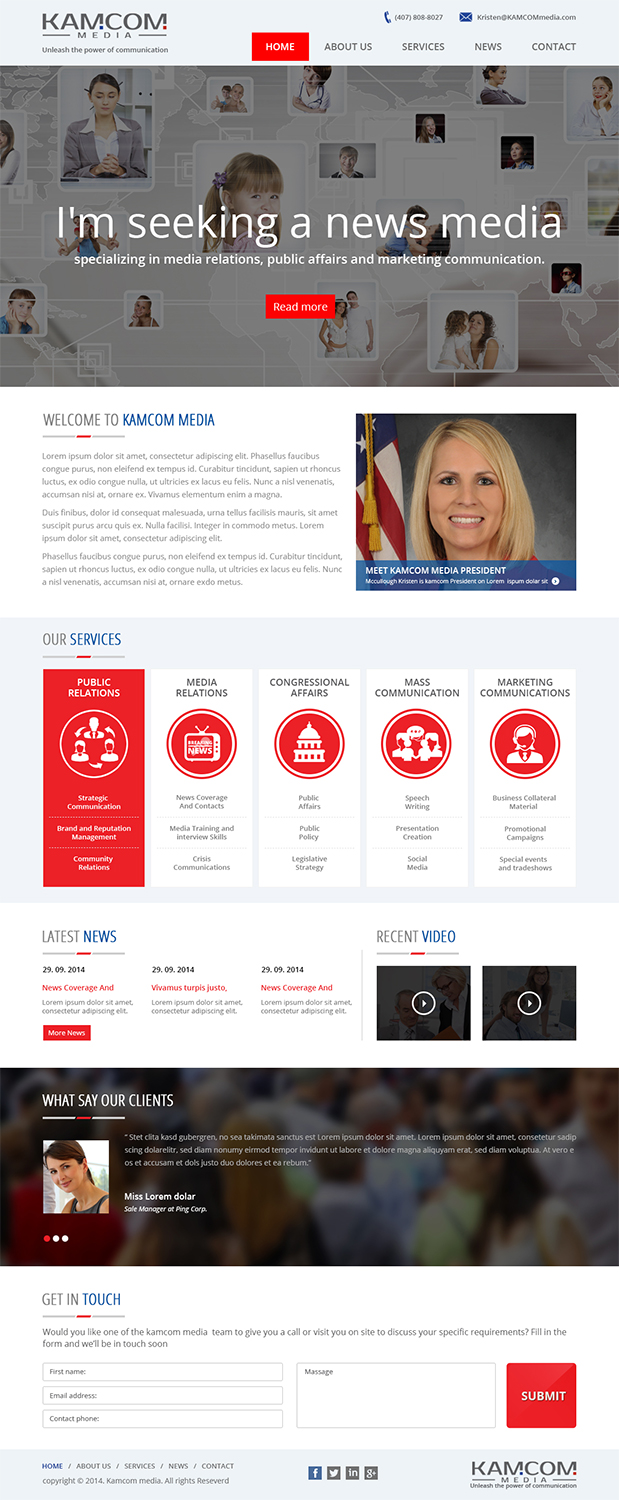 Wordpress Design by Creative Usha for this project | Design #4616918