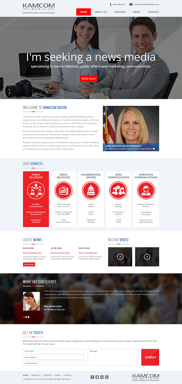 Wordpress Design by Creative Usha for this project | Design #4616920