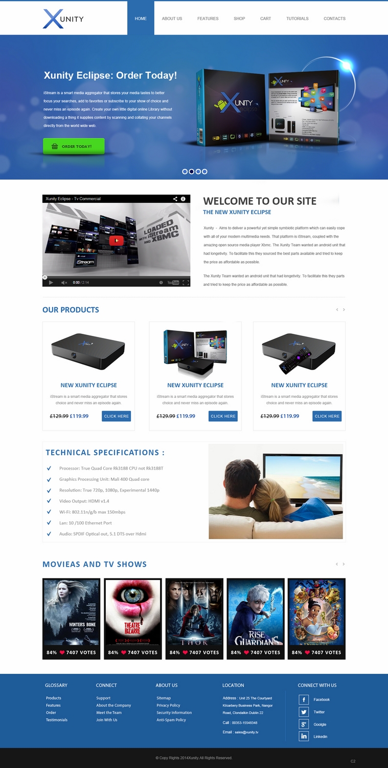 Web Design by pb for xunity | Design #4606894