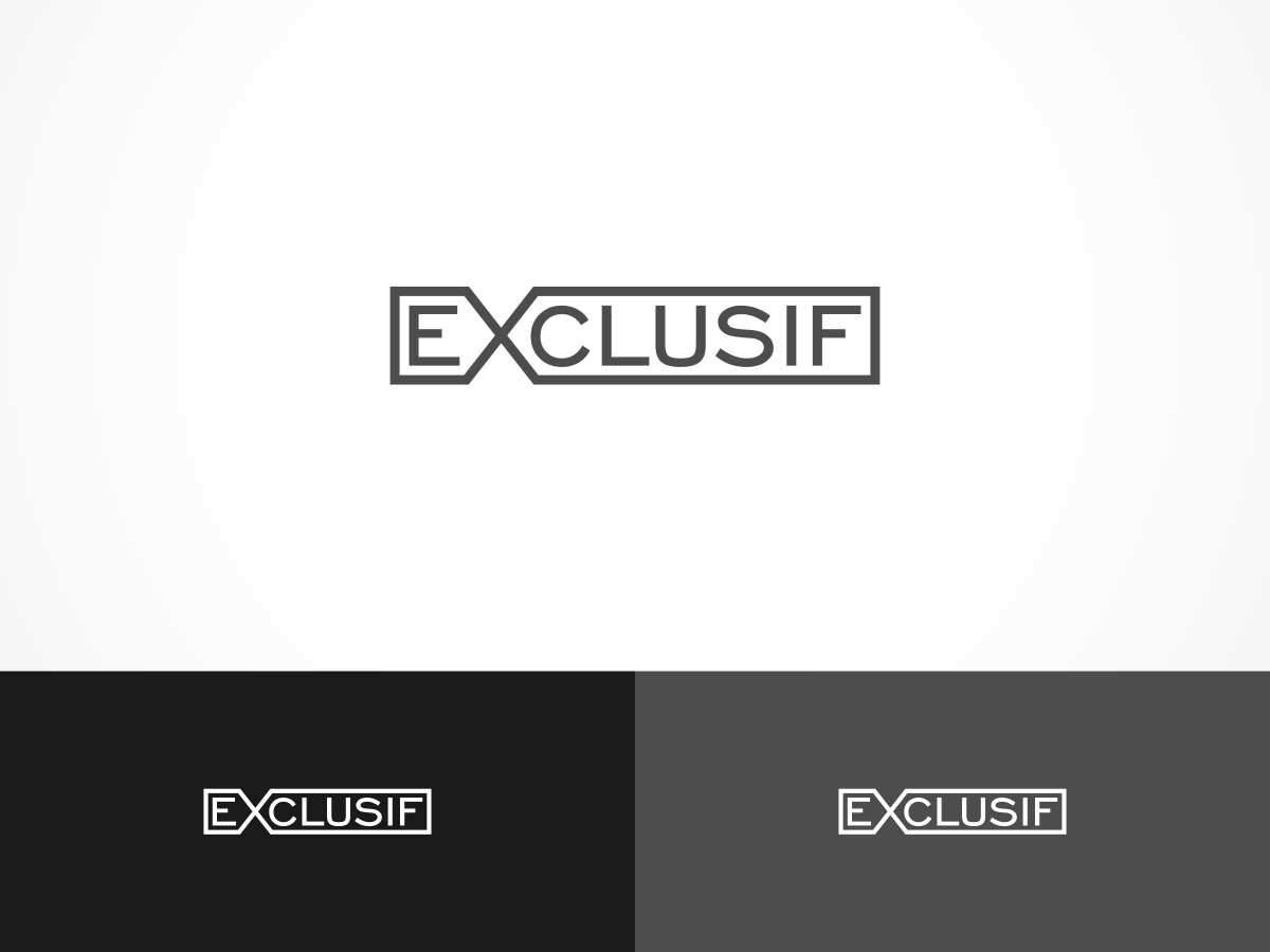 Logo-Design von Undo für Exclusif  | Design #4606072