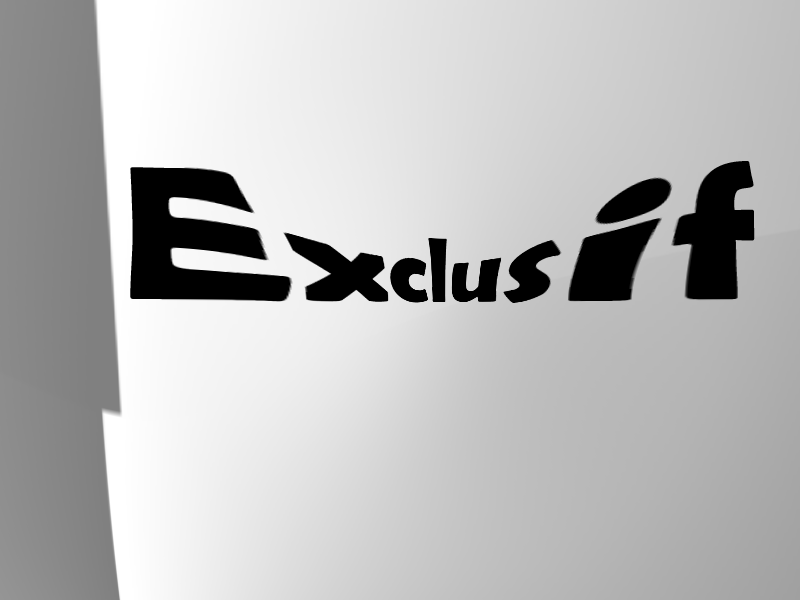 Logo Design by myloggo_id for Exclusif  | Design #4610300