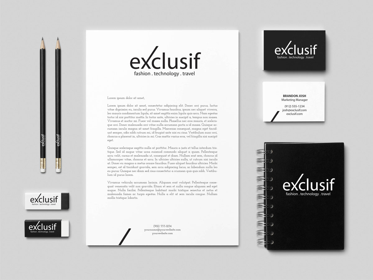 Logo Design by aneskayirt for Exclusif  | Design #4587782
