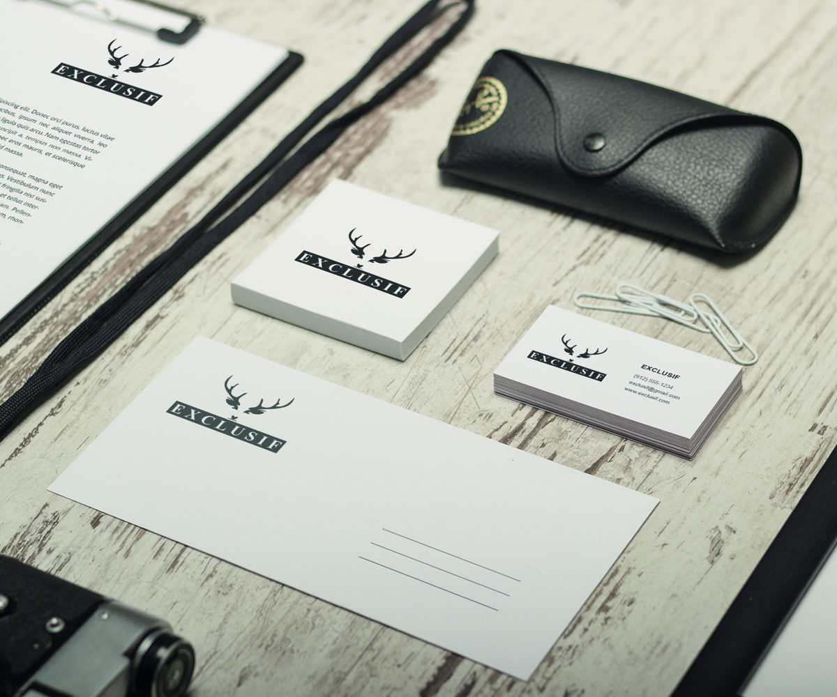 Diseño de Logo por ChicD para Exclusif  | Diseño #4608050