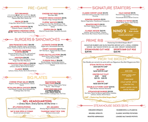 1 Cohesive Design for all Flipside Steakhouse Menus | Menü-Design von INGA DESIGN