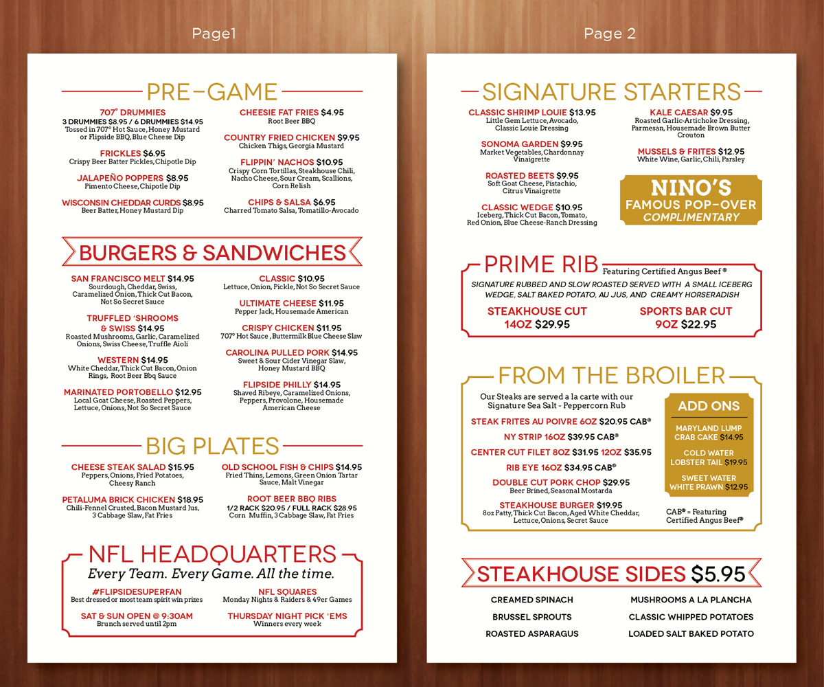 Menu Design by Ekanite for this project | Design #4605673