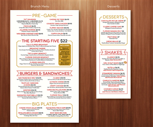 Design de Menu par Ekanite pour ce projet | Design : #4605954