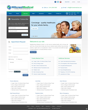 Web Design par pb pour Fluid Drive Media | Design : #1301325