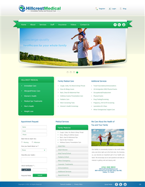Web Design par pb pour Fluid Drive Media | Design : #1303957