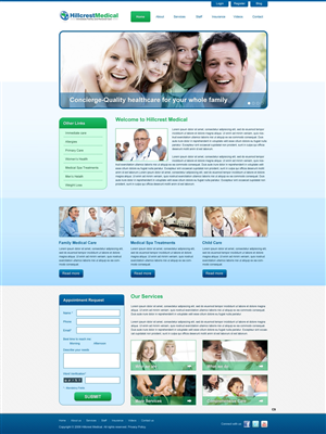 Web Design par pb pour Fluid Drive Media | Design : #1303960