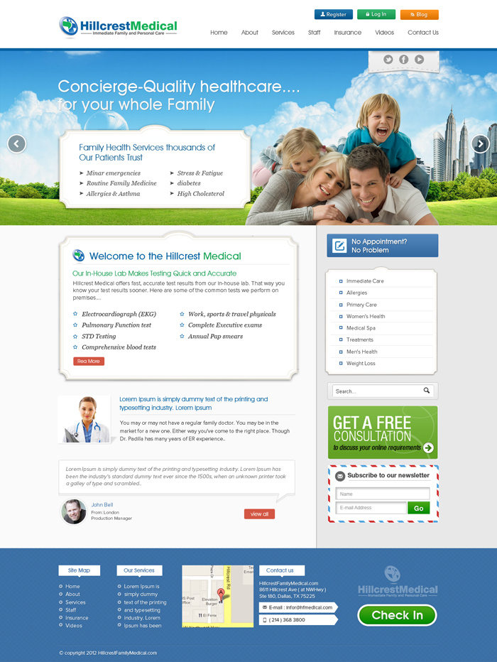 Web Design by the-lion-king for Fluid Drive Media | Design #1300707