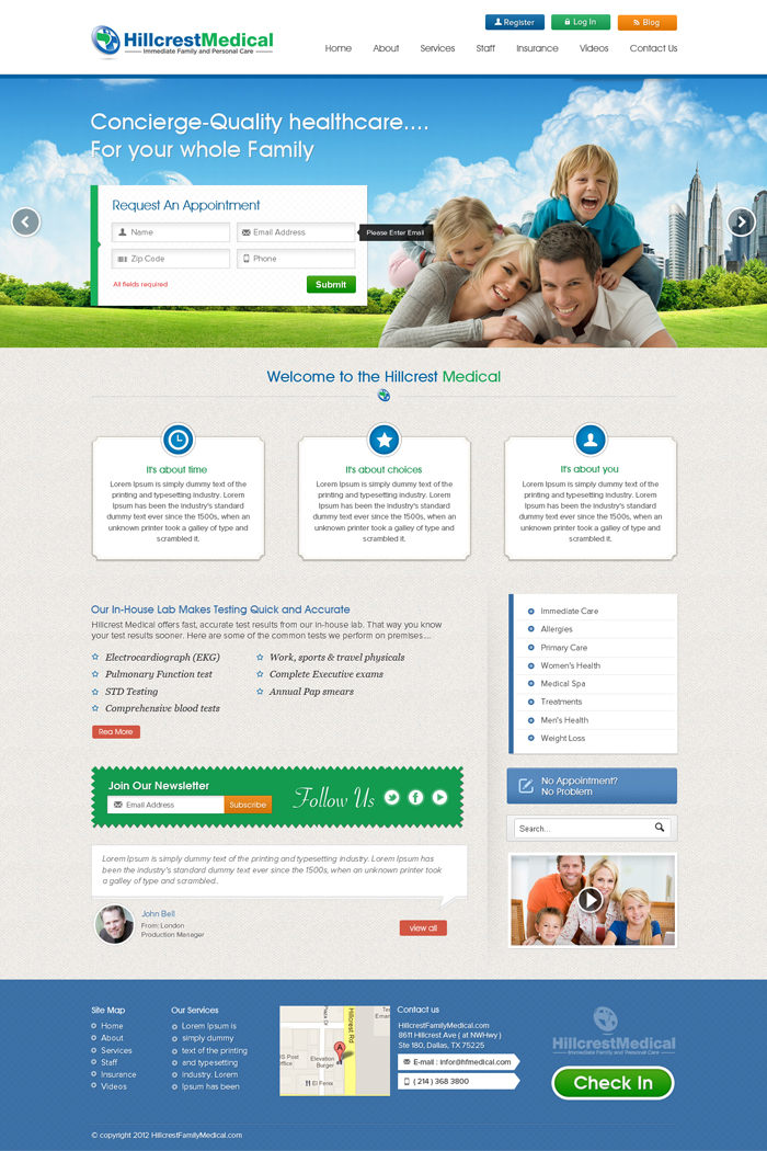 Web Design par the-lion-king pour Fluid Drive Media | Design #1306255