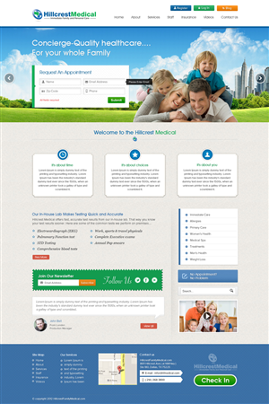 Web Design par the-lion-king pour Fluid Drive Media | Design : #1306255